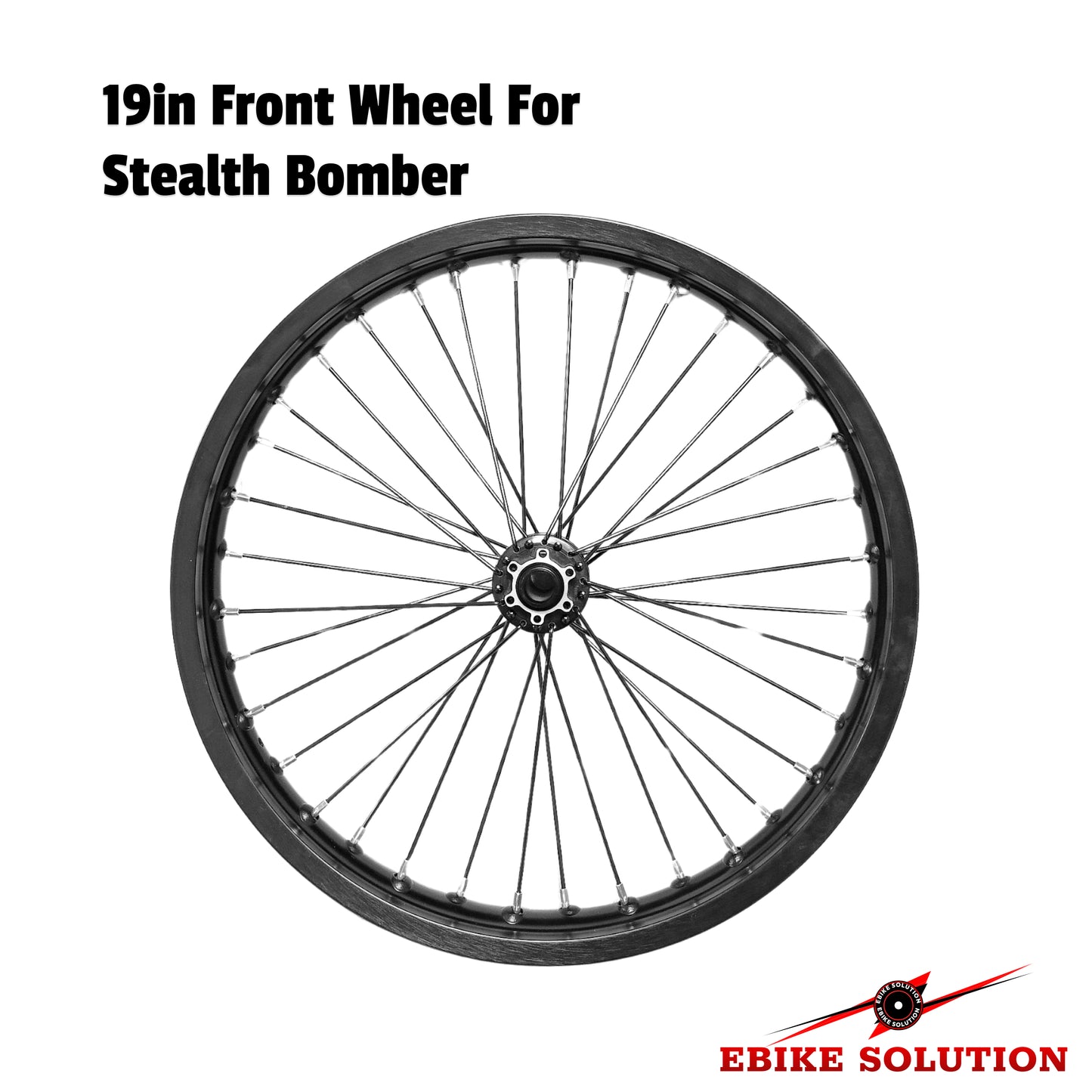 Stealth Bomber/Surron Ebike Enduro Front Wheel 20x110mm Dual Brake Side Hub 19 Inch  uk stock