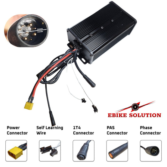 45A Controller Sine Wave 48v-72v 2000v-3000W 18-FET MQ Brushless Motor UK