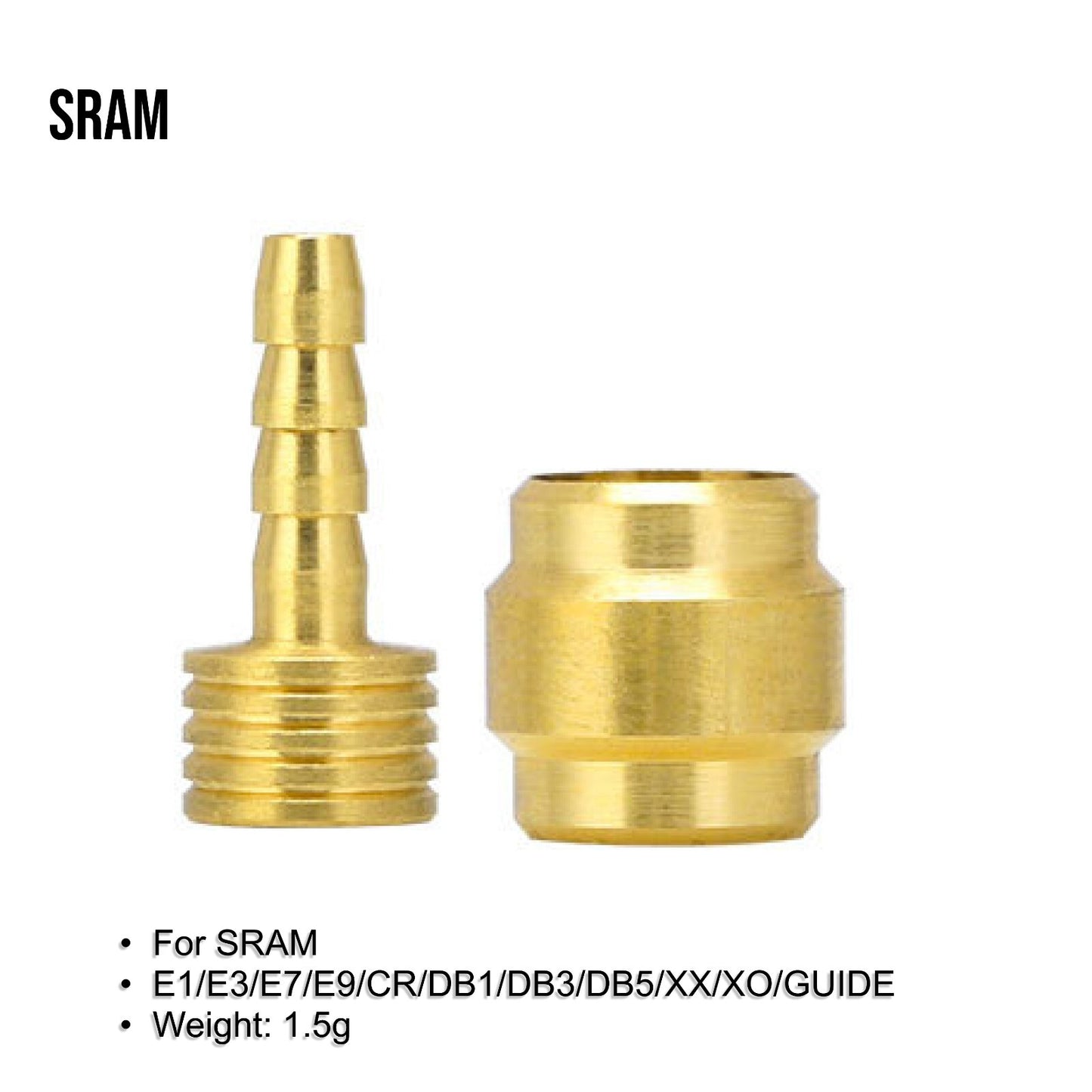 Olive and Connecter Insert for Bike Hydraulic Brake Hose Magura Tektro Sram x5