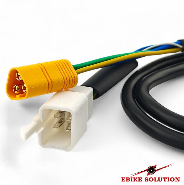 9 Pin MT60 Phase Ebike Hub Motor Cable Replacement Extension