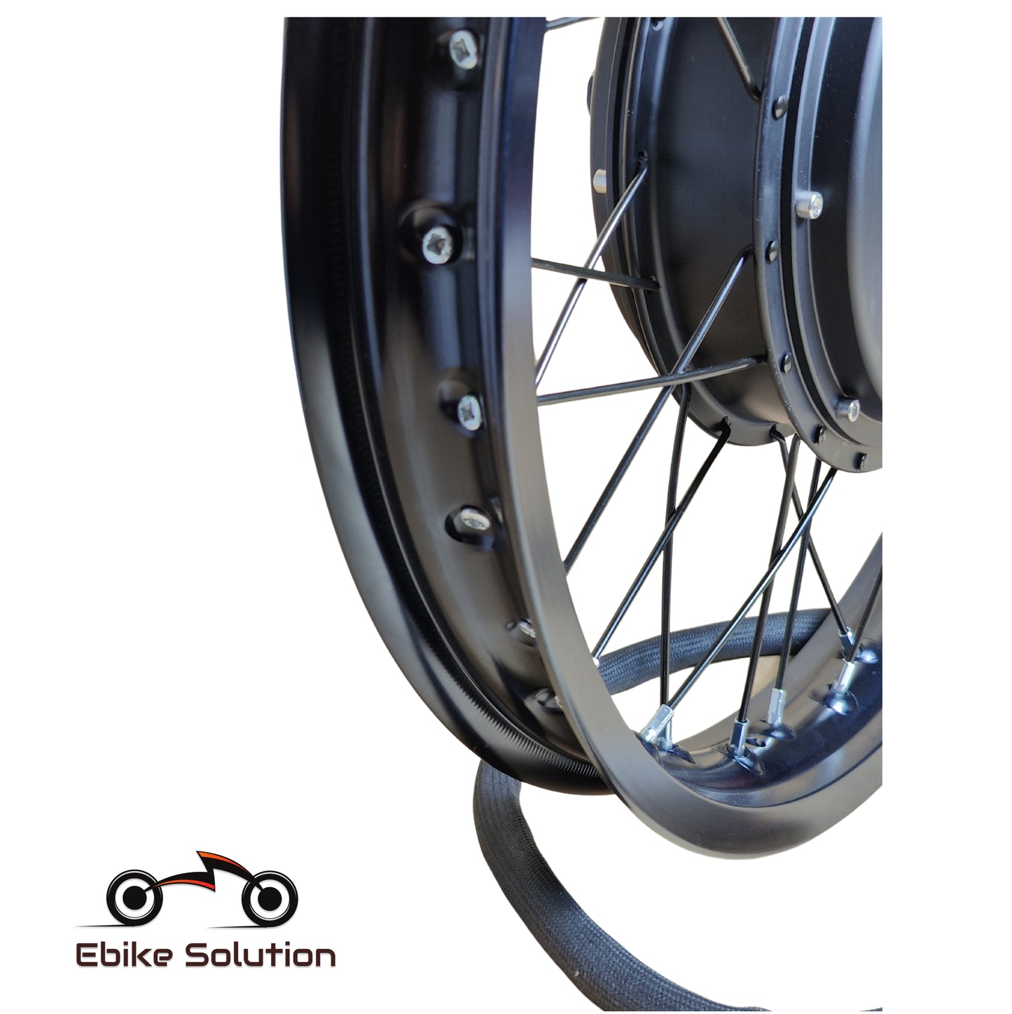 19in x 1.85 72v 5000w 3.5T EBike Hub Motor 50H Stealth Bomber Qs Motor uk stock ebikesolution
