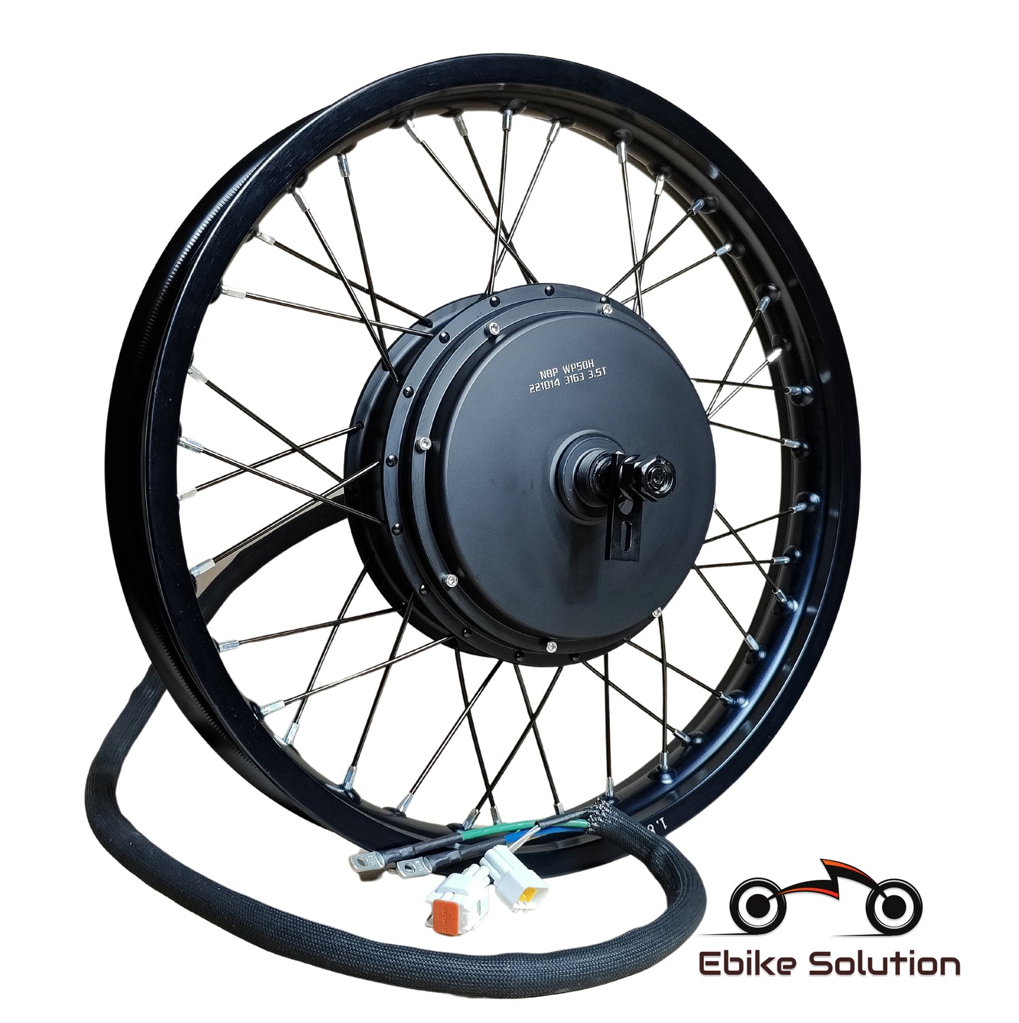 19in x 1.85 72v 5000w 3.5T EBike Hub Motor 50H Stealth Bomber Qs Motor uk stock ebikesolution