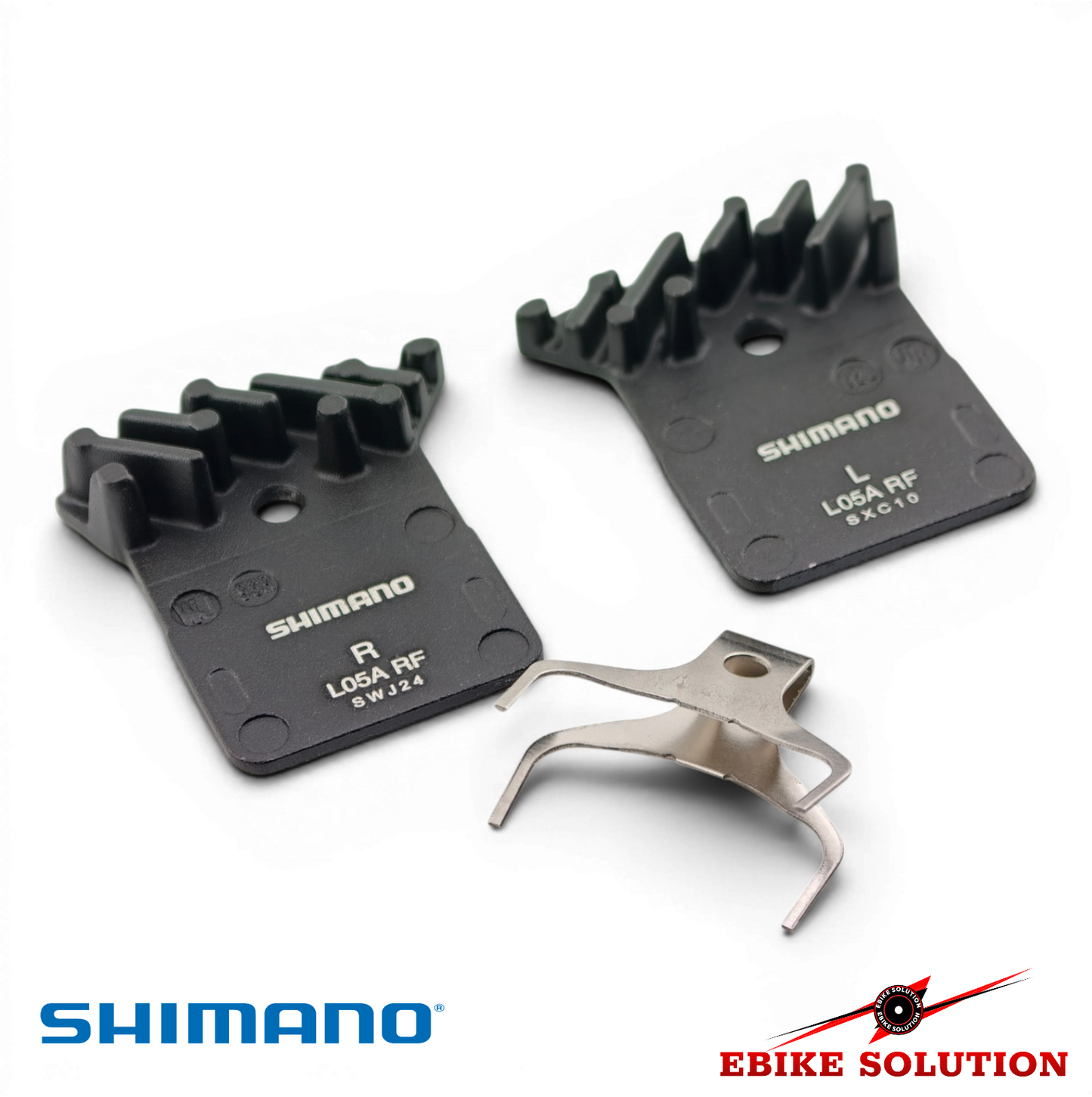 2Pair Shimano L05A-RF Disc Brake Pads Aluminum Alloy Back & Cooling Fins