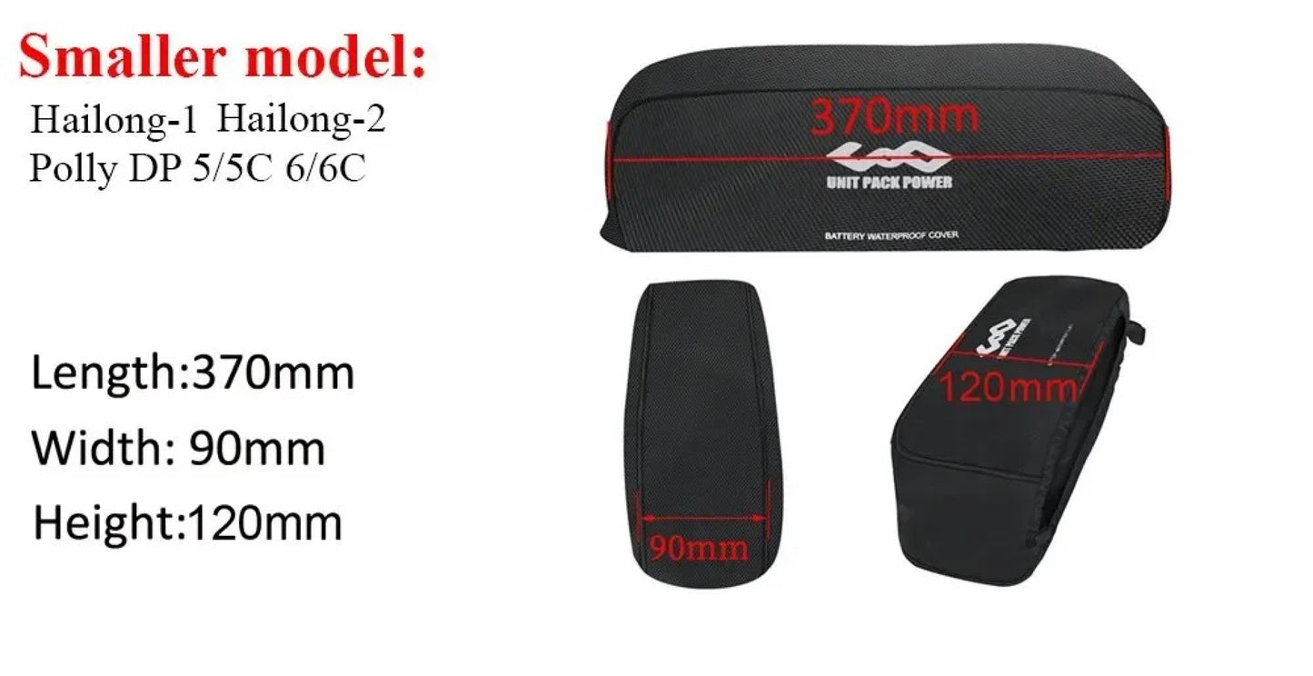 Frame Battery Bag Hailong Battery Protected Cover for EBike Waterproof Dustproof