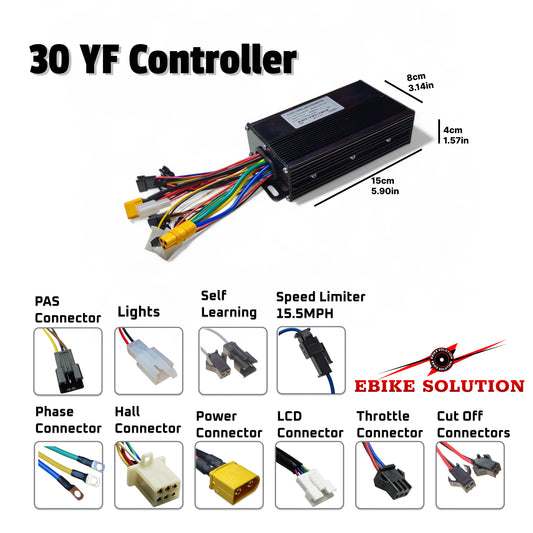 Ebike Brushless Motor Controller YF 36V/48V 30A
