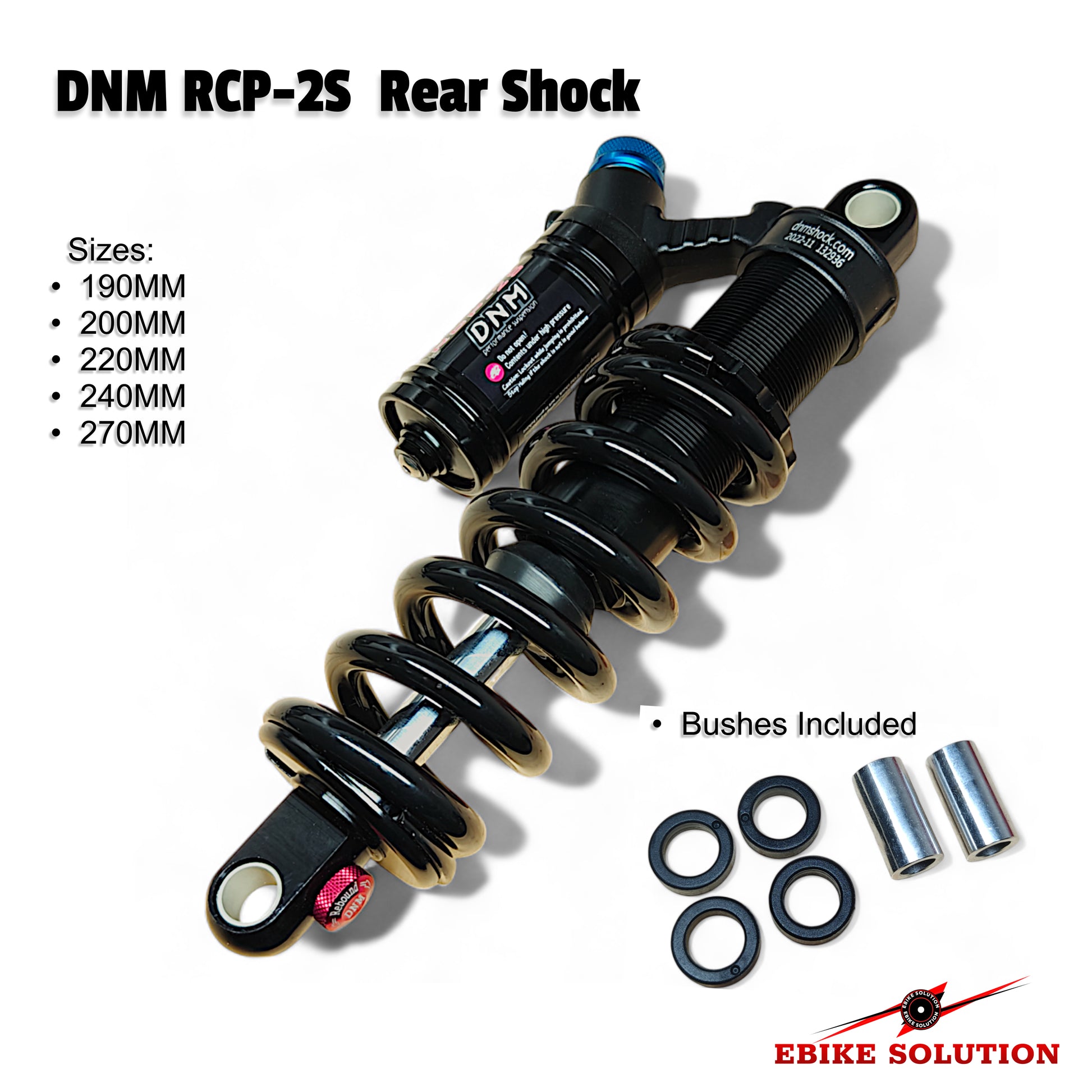 DNM BURNER-RCP2S Mountain Downhill Bike Rear Shock 190/200/220/240/270 MM