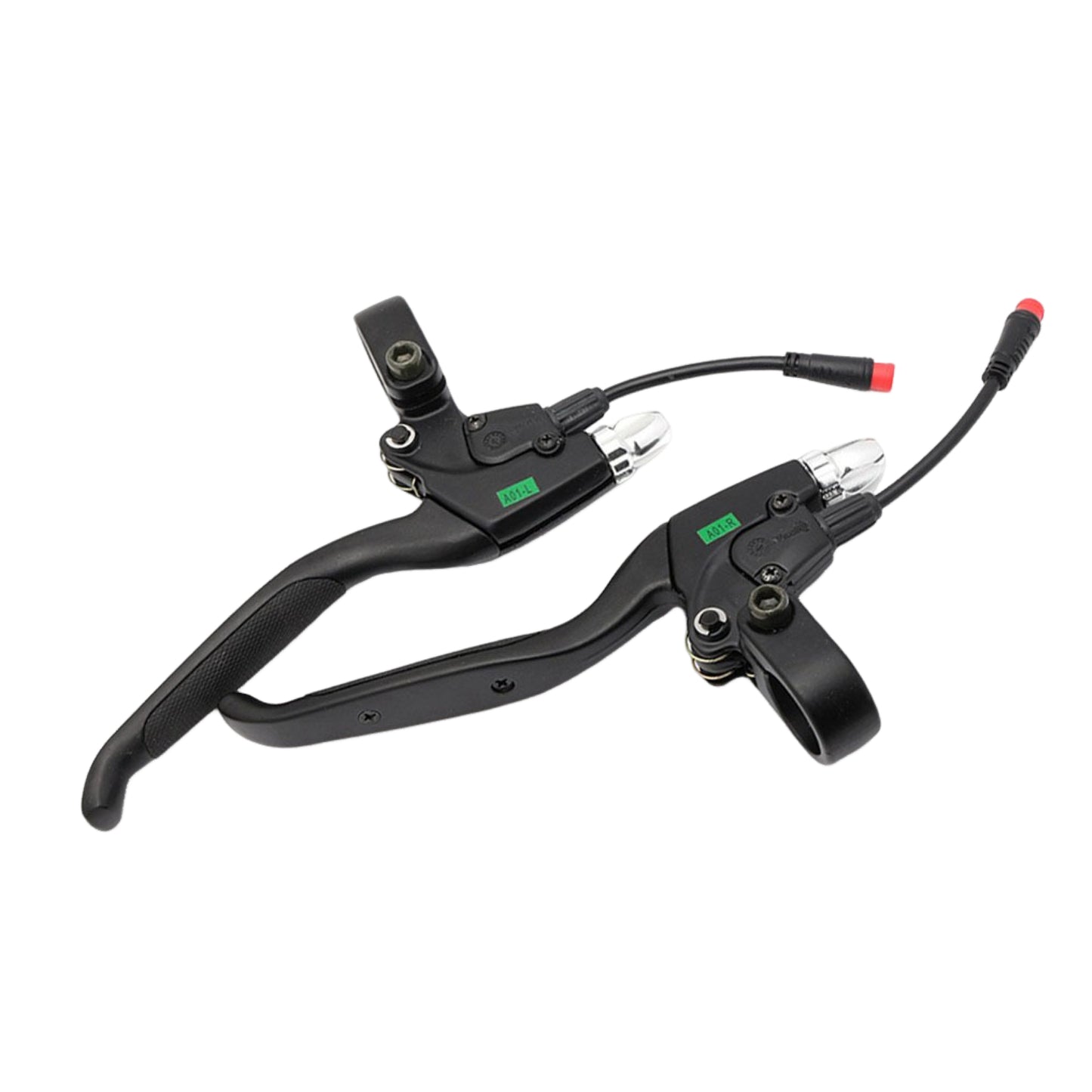 Pair Left & Right Ebike Bicycle Electric Brake Levers with Julet Connectors