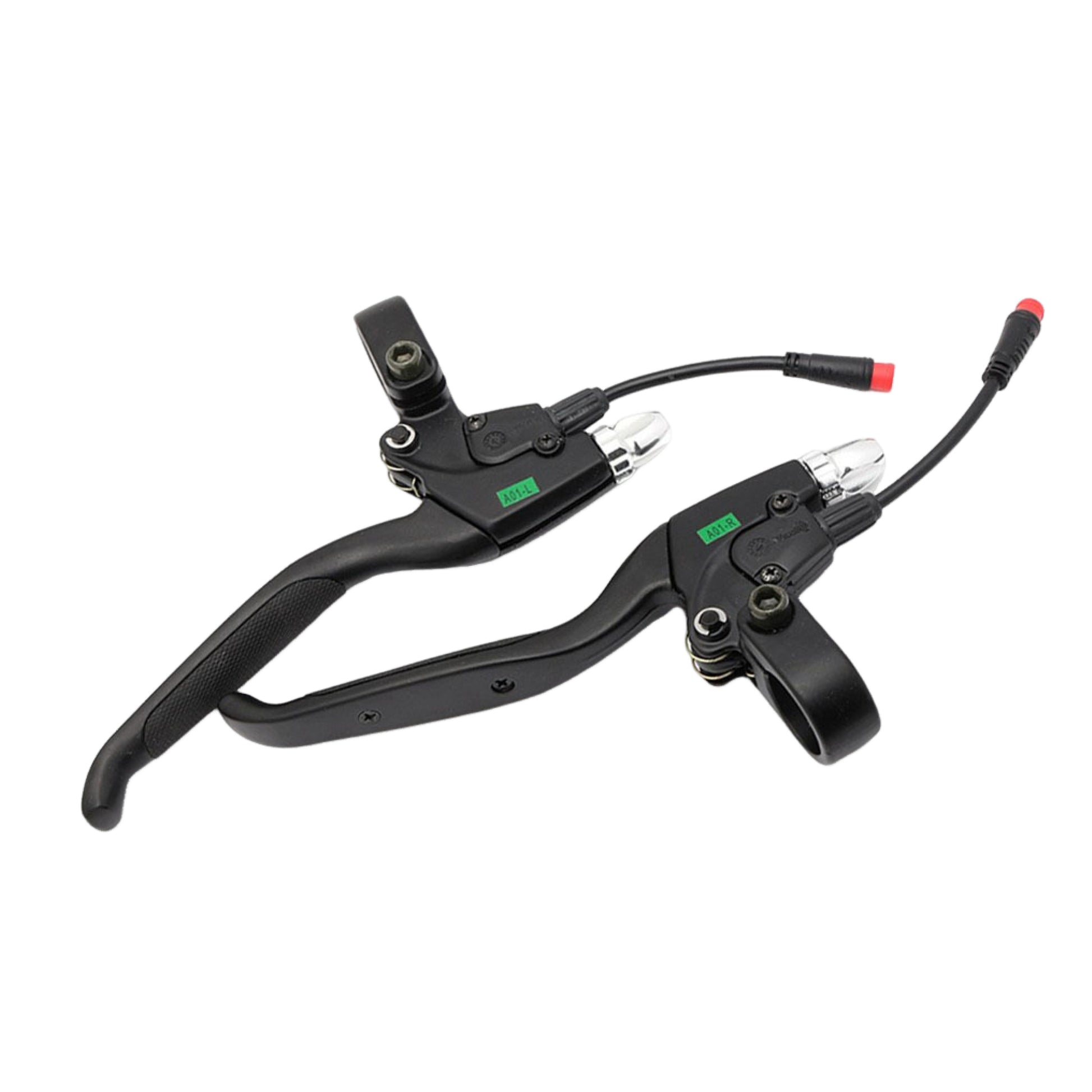 Pair Left & Right Ebike Bicycle Electric Brake Levers with Julet Connectors