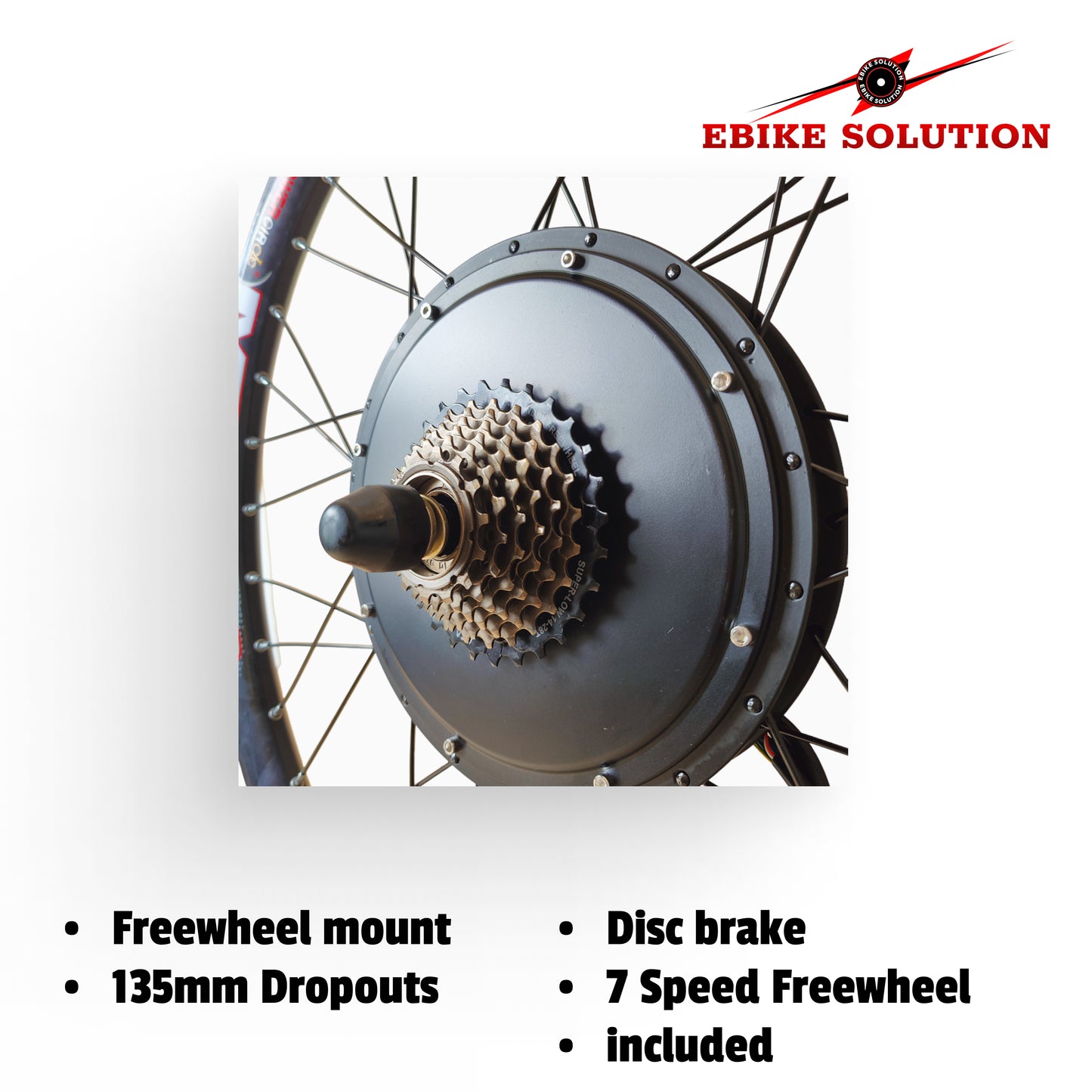 36/48V 30A 1500W Ebike Kit Rear Electric Bicycle Wheel MTX Enduro UK