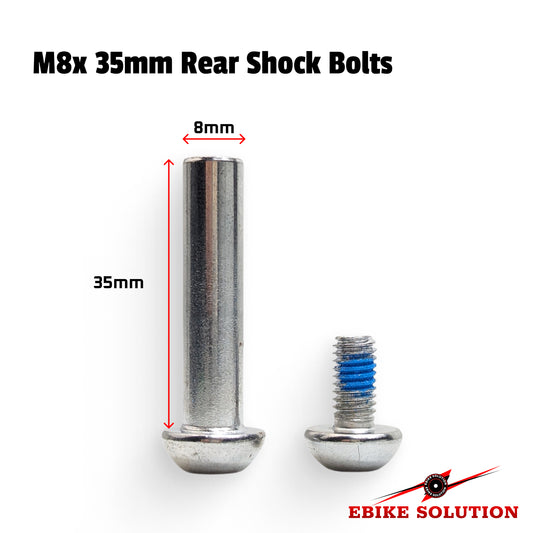 2 PCS MTB Bike Rear Suspension Shock Screws Pivot Mounting Bolt 8mm*25/29/35/39