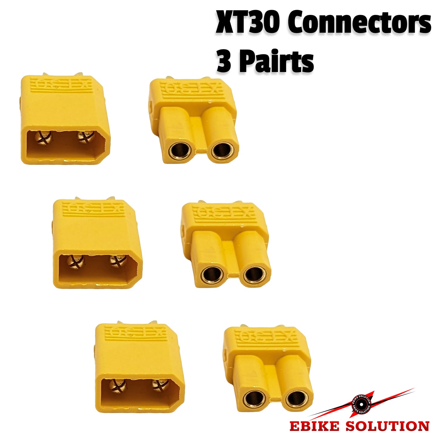 XT30 Connectors Plugs for RC Lipo Battery Drone Airplane Male Female 