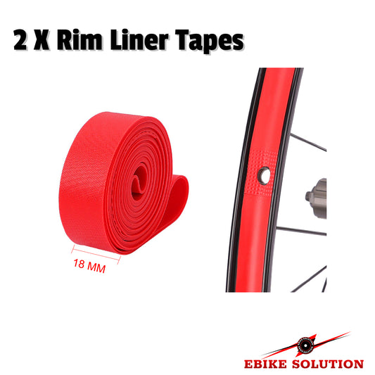 2PC Bicycle Tire Liner Anti-Puncture Tape MTB Road Bike Inner Tube Pad Rim Liner