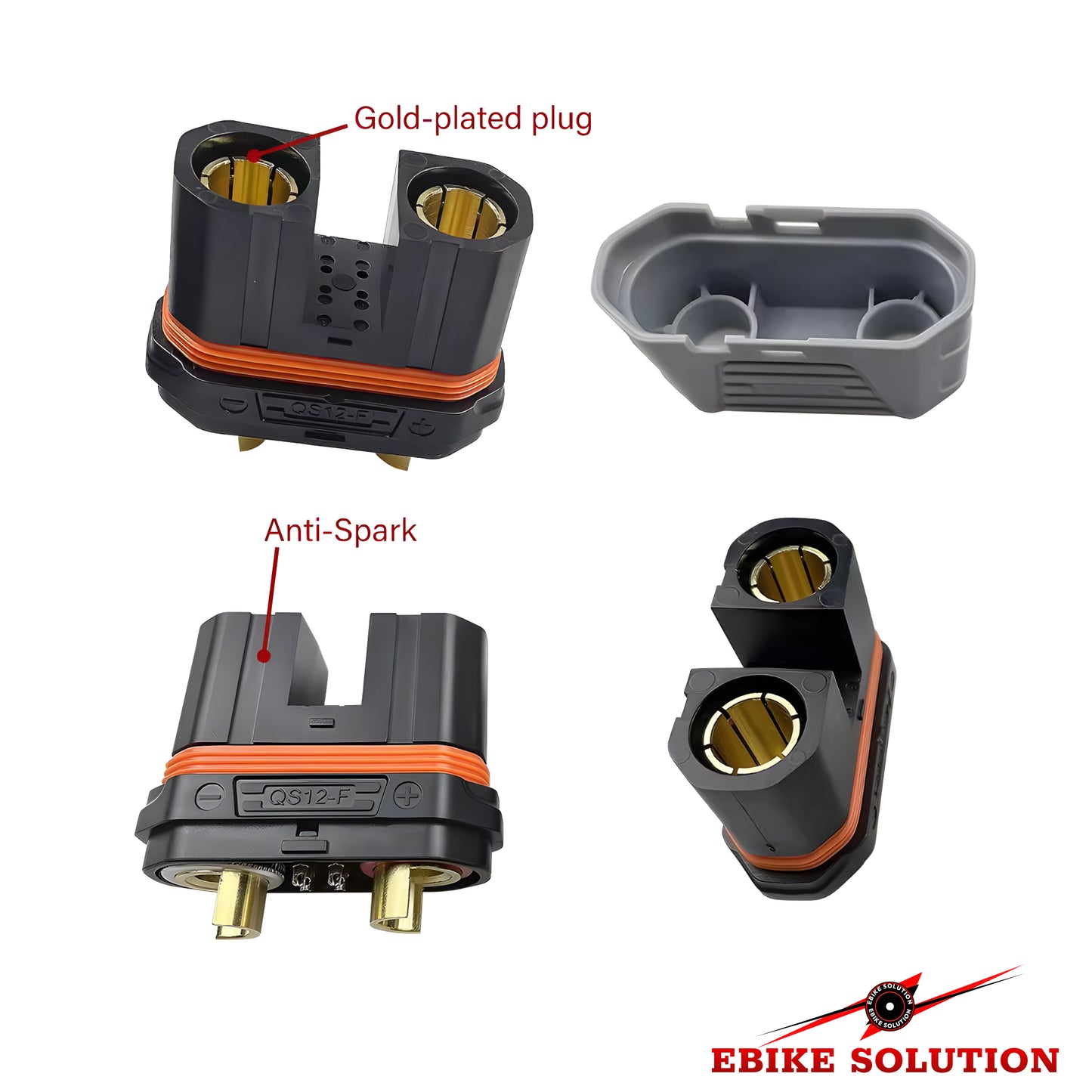 QS12 Anti-sparking Male Female Lipo Battery Plugs Connector High-Current