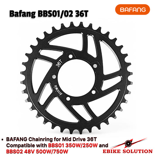 BAFANG BBS01/02 36T Chain Ring 250w-750w Electric Bicycle Ebike Chain Wheel