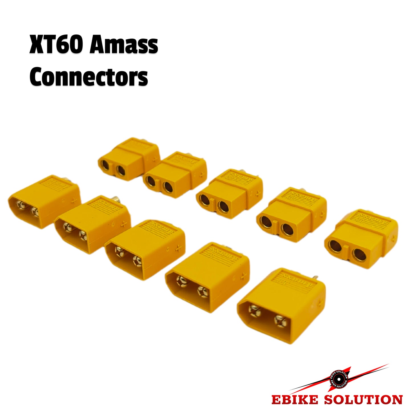 XT60 Male Female Bullet Connectors Plugs For RC Lipo Battery amass uk stock ebikesolution