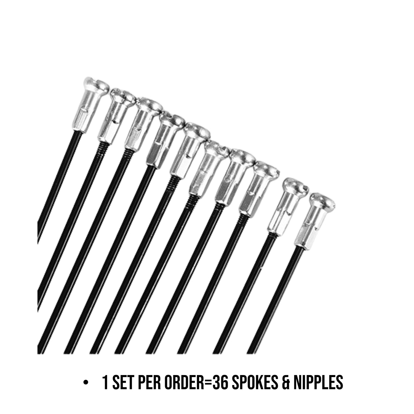 Ebike Hub Motor Spokes and Nipples 26/27.5/29 inch For 1500/2000W Motor