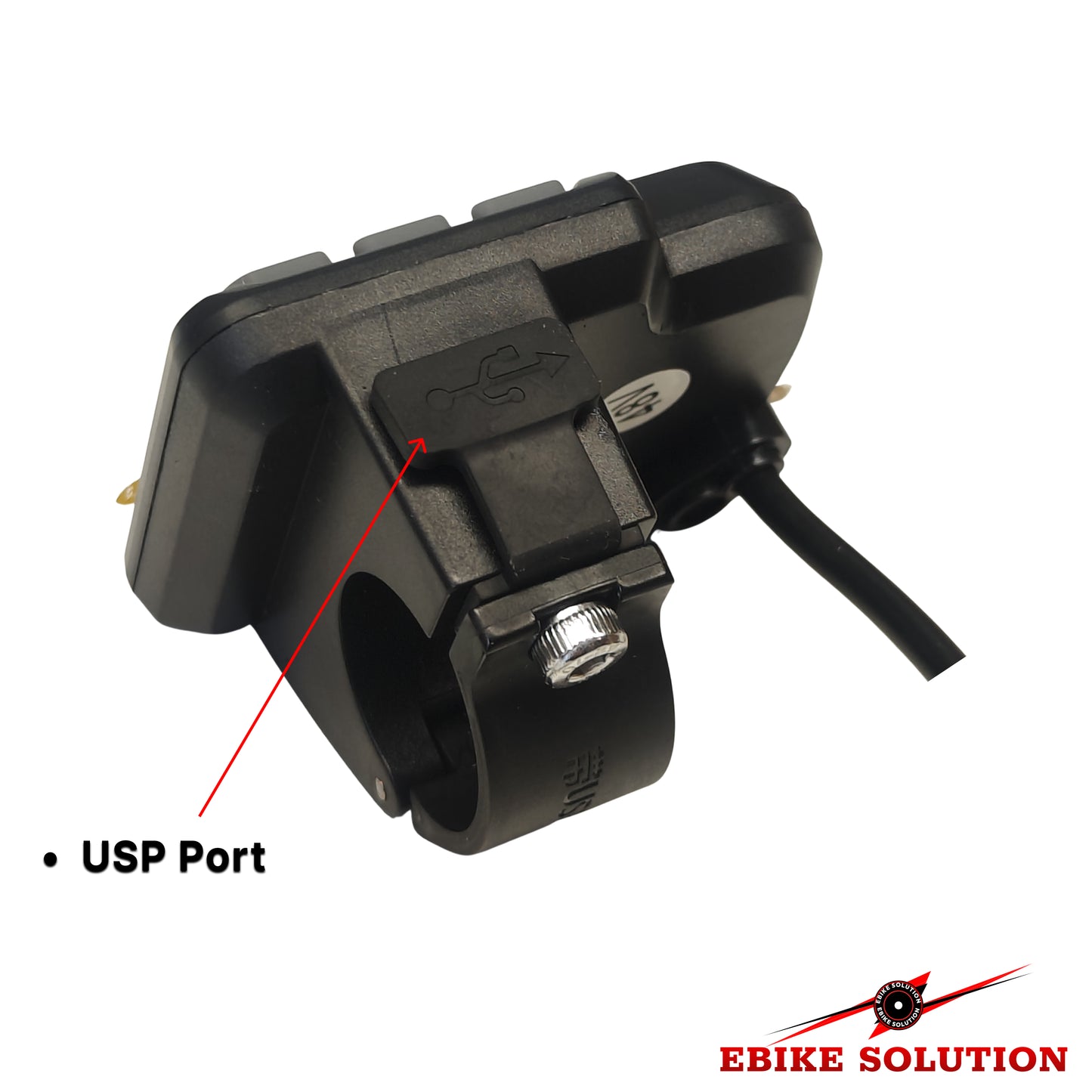 EN06 Ebike LCD Display Control Panel 36V/48V Electric Bicycle Scooter 5 Pin UK