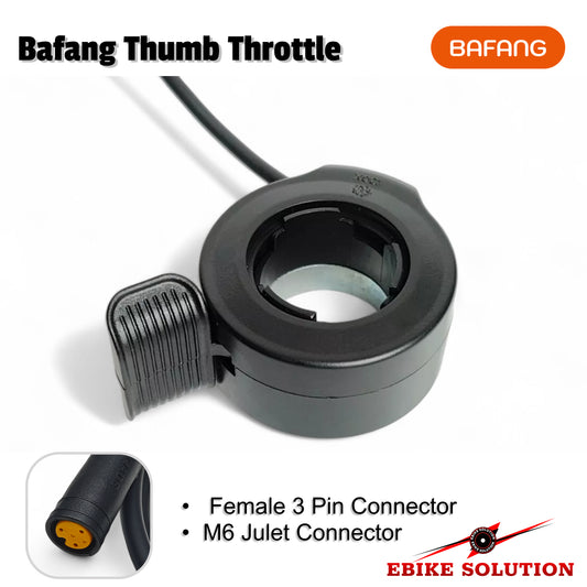 Thumb Throttle for Bafang BBSHD Drive Ebike Kits Right or Left Hand