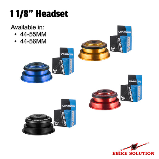 Bicycle Bearing Headset Top Sealed 44mm 55/56mm CNC 1 1/8" MTB Tapered Straight