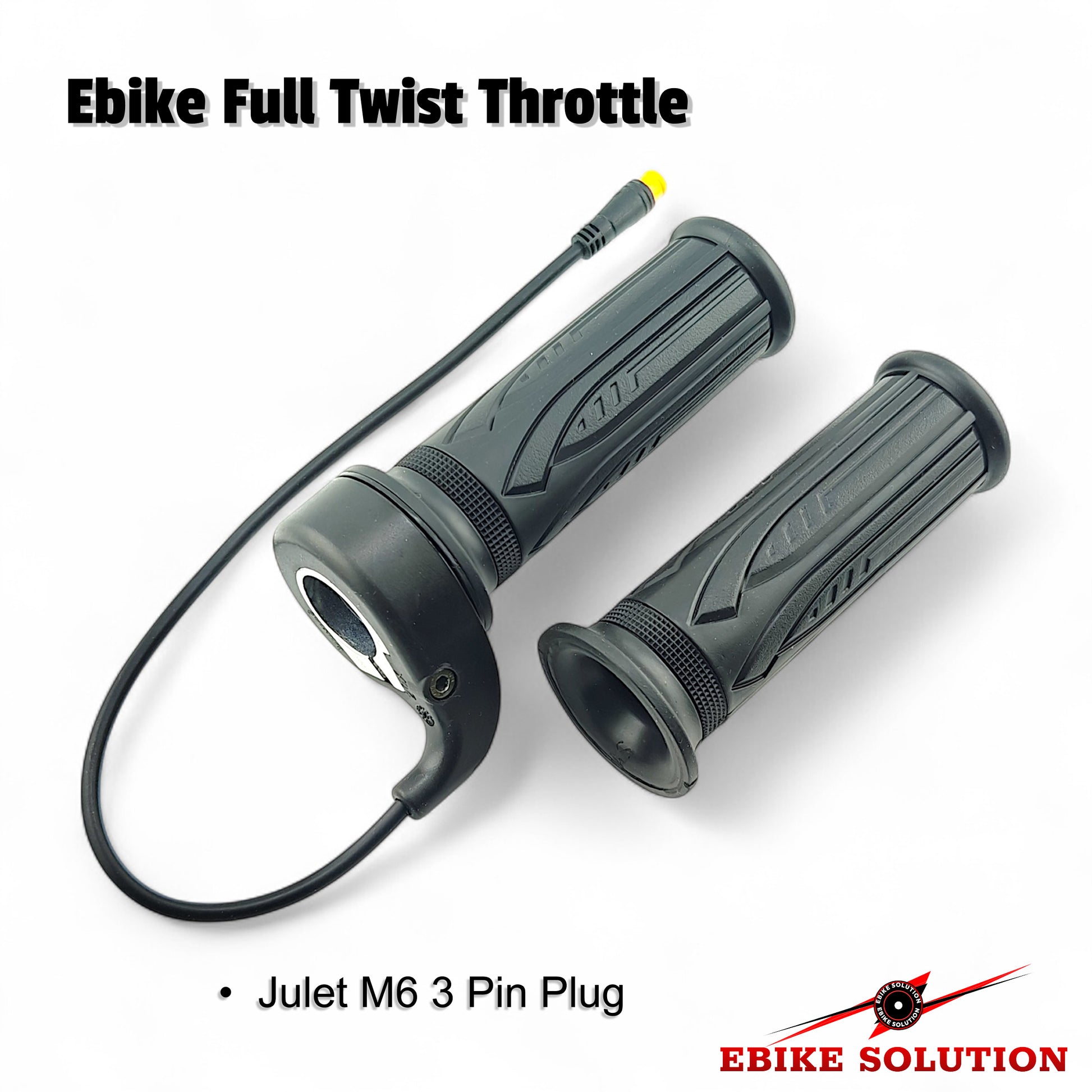 Electric Bike Twist Throttle Full Grip Ebike Waterproof Right Hand