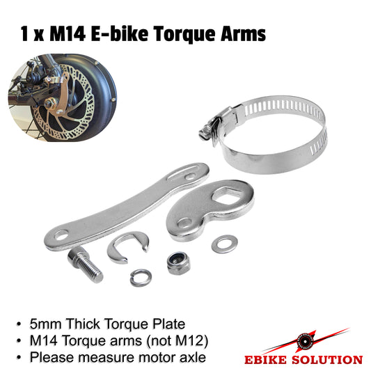 M14 Torque Arm E-Bike Heavy-Duty 5mm Stainless Steel 14x10mm Electric Bike