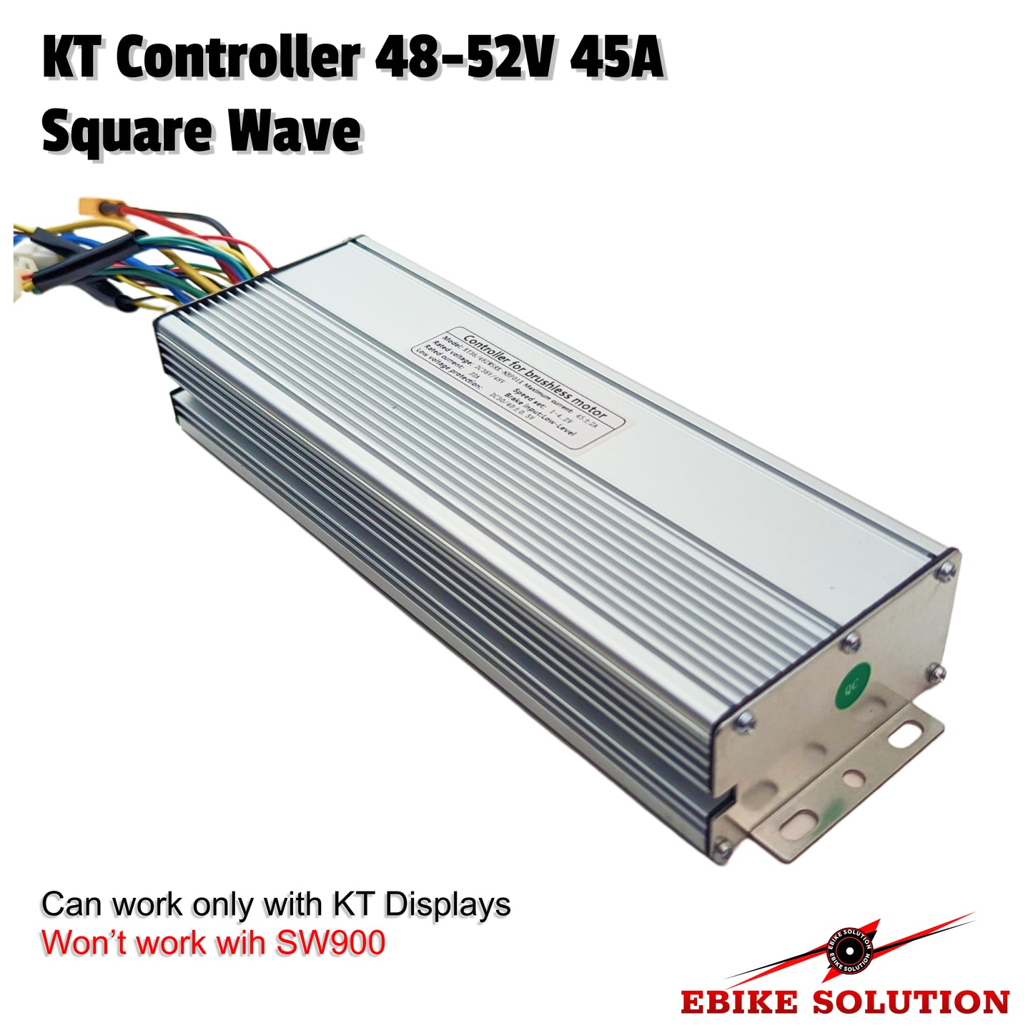 KT Ebike Controller 36/48V 2000W 18-FET 45A Brushless Motor