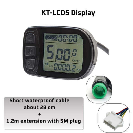 KT-LCD5 LCD Display Meter Control Panel 24/36/48V For E-Bike Electric Bicycle ebikesolution uk stock