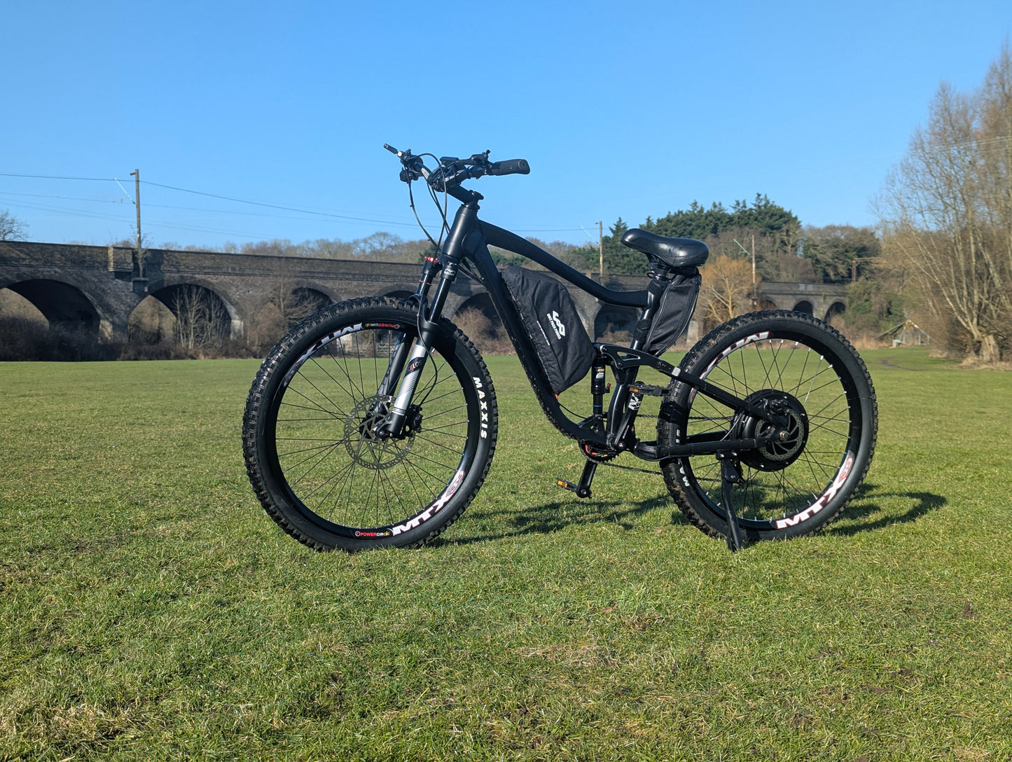 Ebike Frame For Conversion Kit 2kw 3kw Electric Mountain MTB Full Suspension Size L