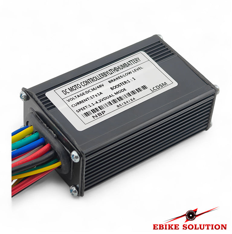 Ebike Controller Sine Wave 36/48V YF 17A 500W Kit Dual Mode