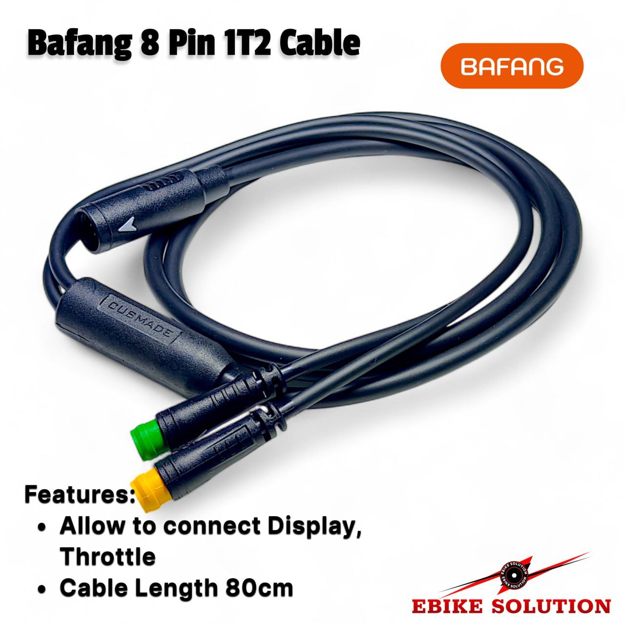 Bafang Julet Wiring for 1T2 1T4 Cable Harness Mid Drive MotorBBS01
