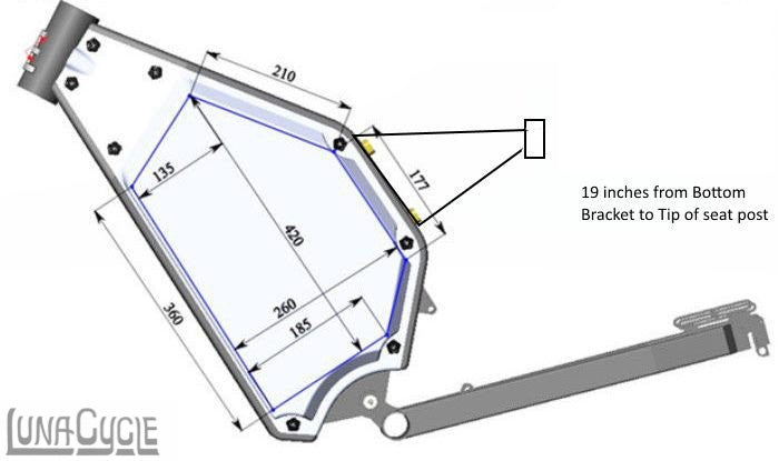 Full Suspension Enduro Ebike Frame Electric Mountain Bike