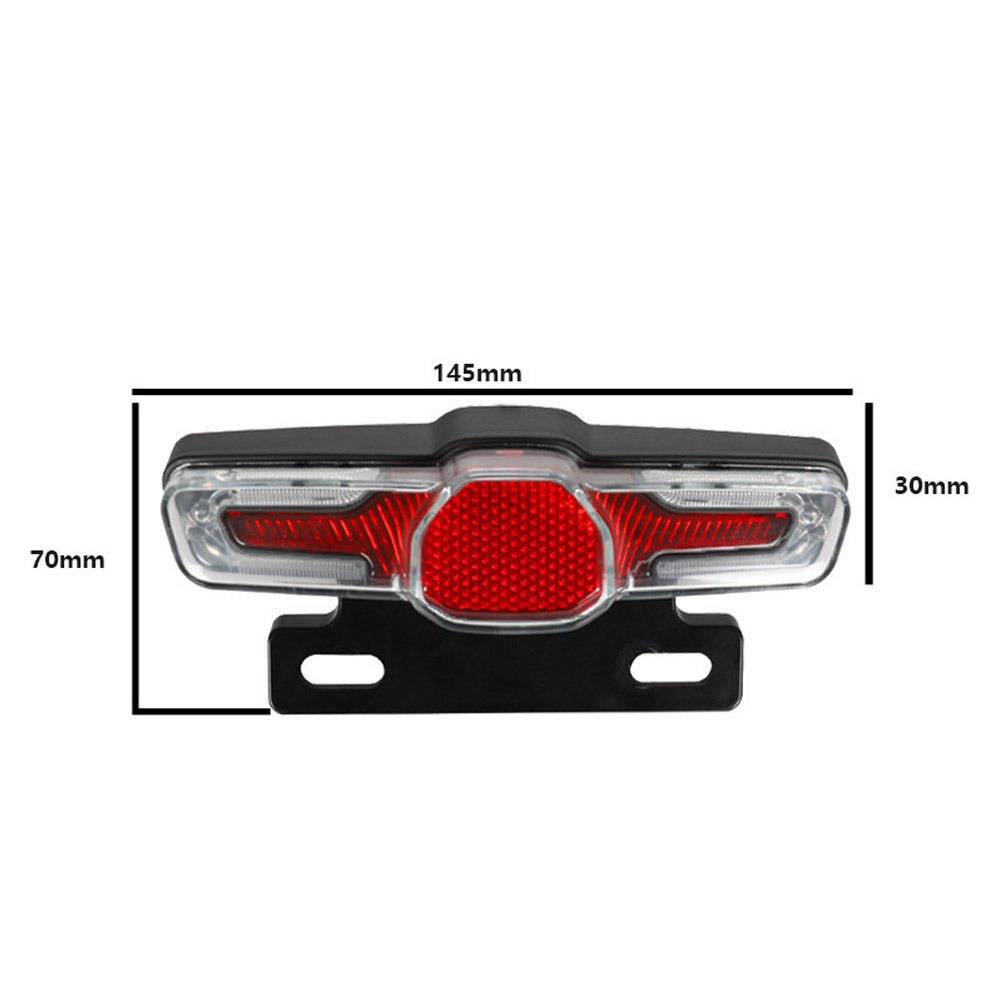 36V-72V Electric Bicycle Ebike Taillight Turn Signal Rear Rack Lamp Tail Light N ebikesolution
