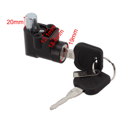 Lock For Hailong Battery Case Power Lock & Key For Hailong Polly ebike solution