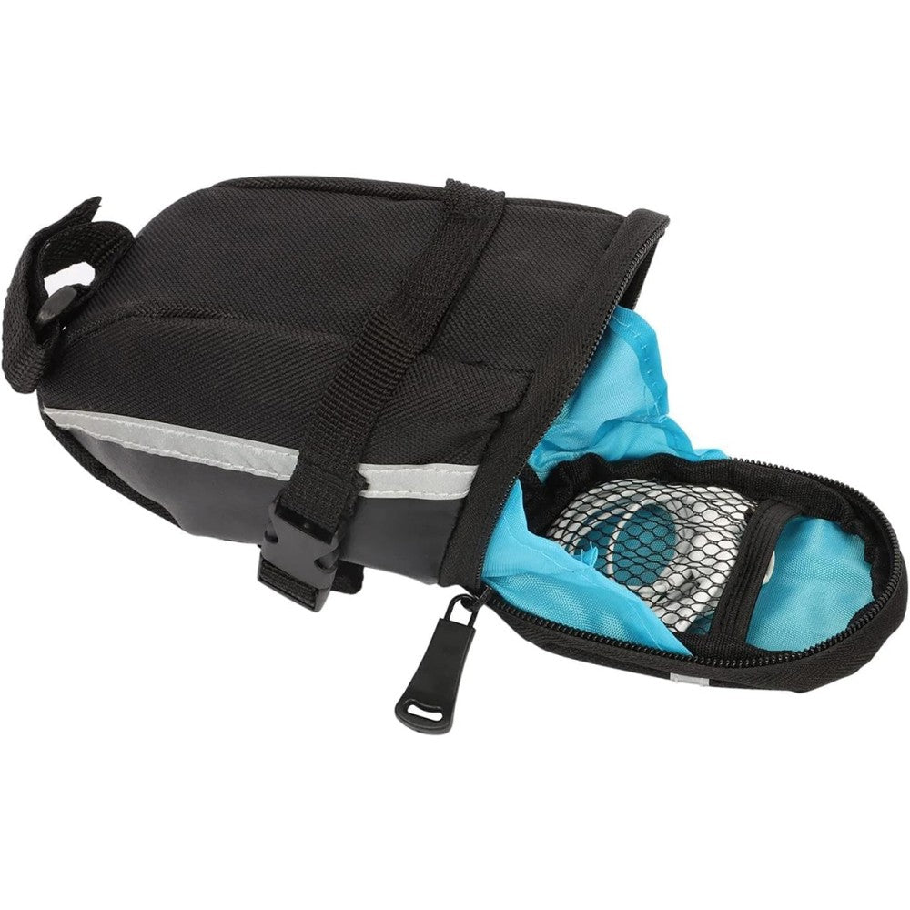 Bicycle Frame Tool Puncture Repair Kit Saddle Case Bag With Tool Set Bike ebike solution