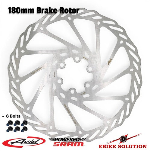 SRAM Avid G3CS Disc Brake Rotor - 160mm 180mm - 6-Bolt  G3 Cleansweep  MTB Ebike