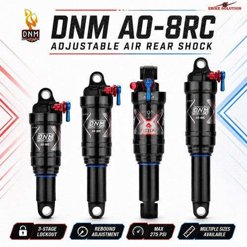 DNM AO-8RC MTB Rear Shock Absorber 165-230mm Aluminum Alloy Mountain Bike ebike solution