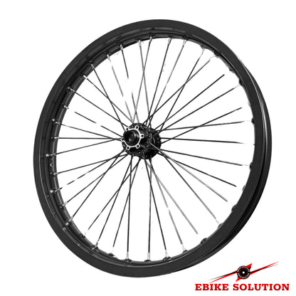 Stealth Bomber/Surron Ebike Enduro Front Wheel 20x110mm Dual Brake Side Hub 19 Inch 