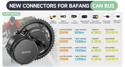 Bafang Can-Bus BBS02B 48V 750W Mid-drive Bicycle Kit E-bike Conversion Kit