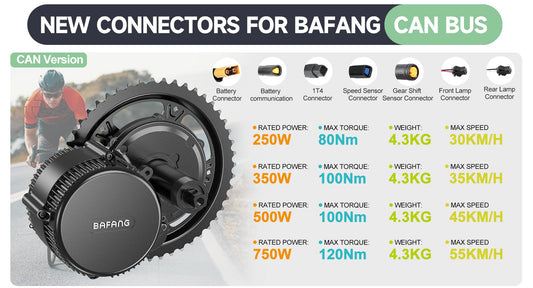 Bafang Can-Bus BBS02B 48V 750W Mid-drive Bicycle Kit E-bike Conversion Kit