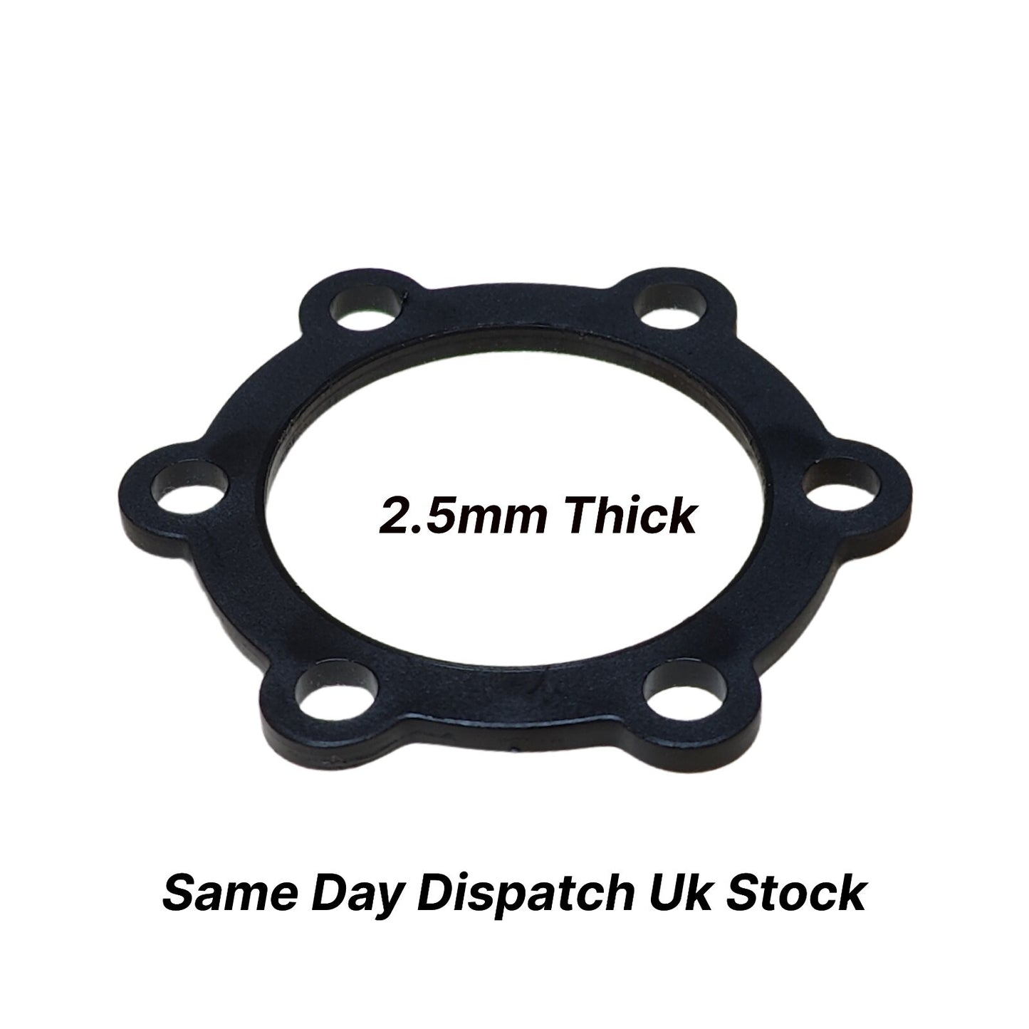 Black gasket with '2.5mm Thick' text on a white background