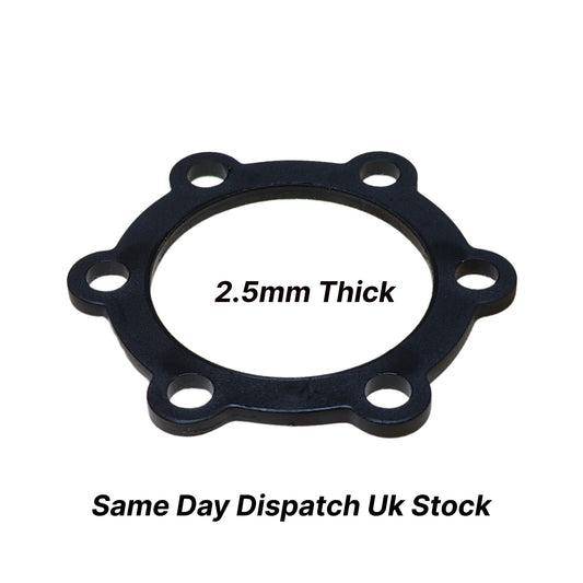 Black gasket with '2.5mm Thick' text on a white background