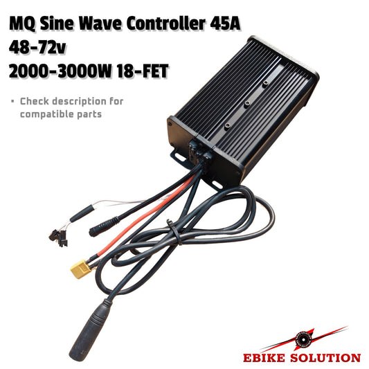 45A Controller Sine Wave 48v-72v 2000v-3000W 18-FET MQ Brushless Motor UK