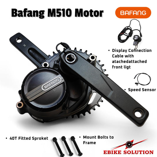 Bafang M510 36V 250W Mid Drive Motor Conversion Kits for Ebike CAN Display