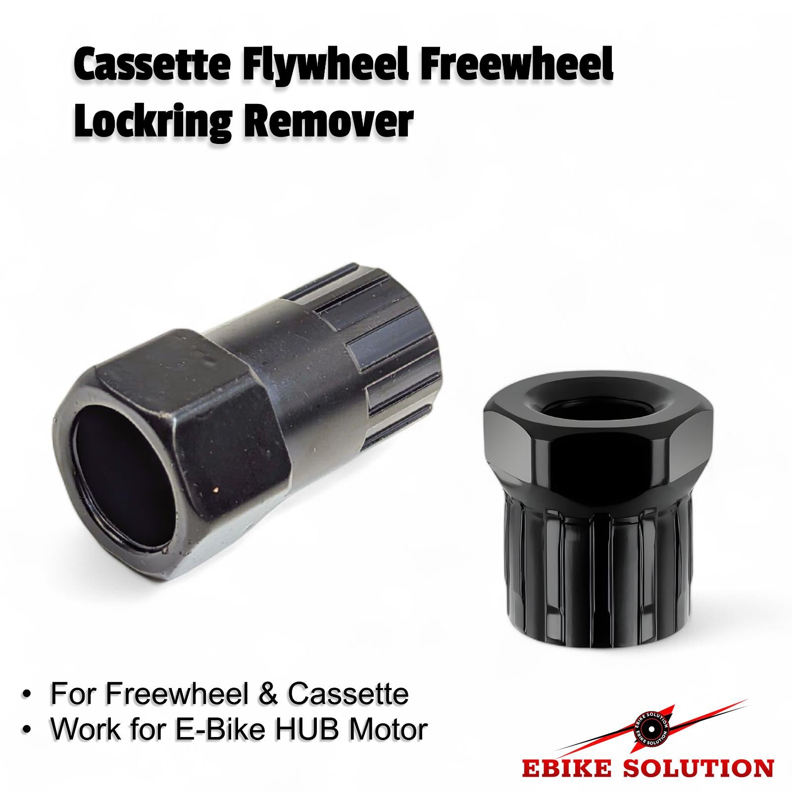 Lockring Remover Shimano SRAM Cassette Flywheel Freewheel Removal Tool EBike