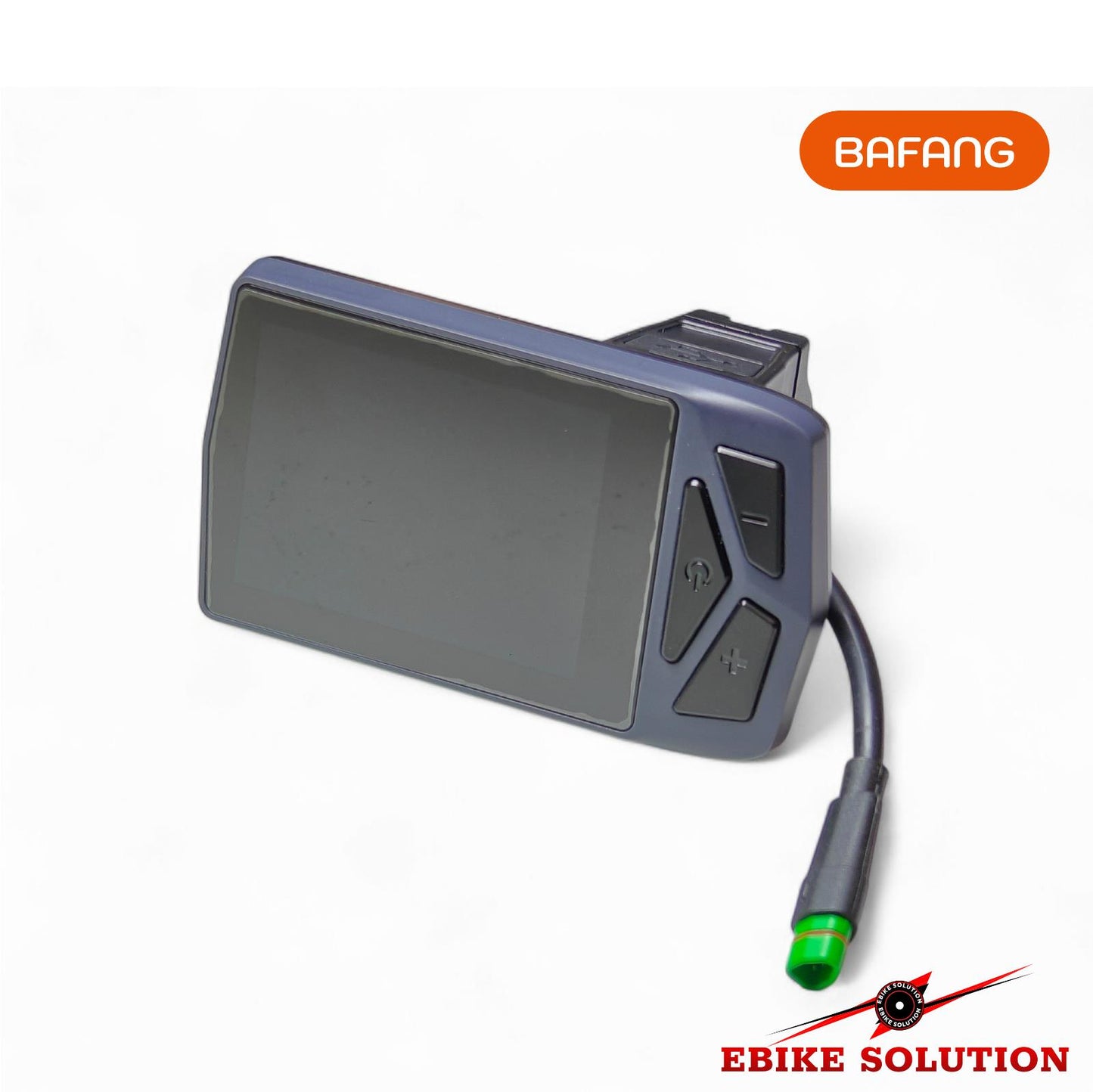 Electronic device with display and buttons on a white background, featuring Bafang logo.