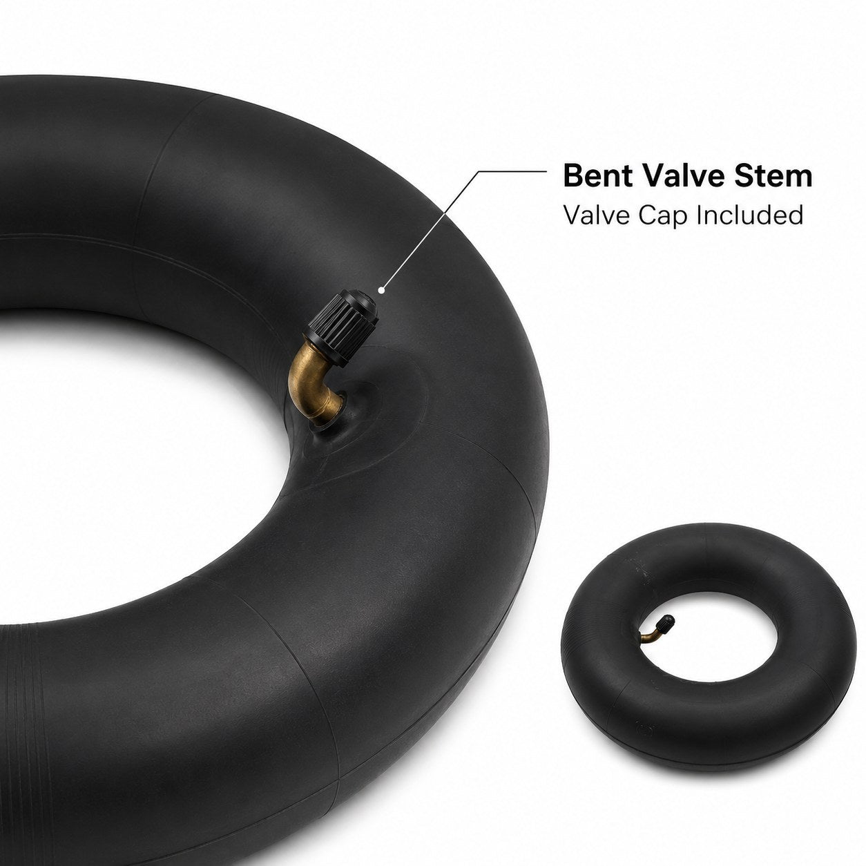 4.10/3.50-4 Inner Tube Thick Rubber Bent Valve 4.00-4 Tyres Mobility Scooter 2x