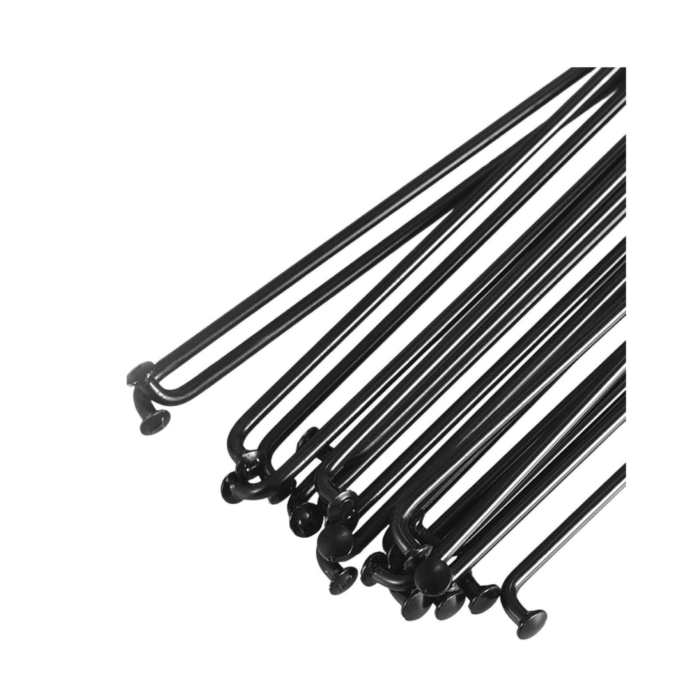 12G Electric Bicycle E-bike Wheel Steel Black  Spokes and  Silver Nipples 6 Pcs