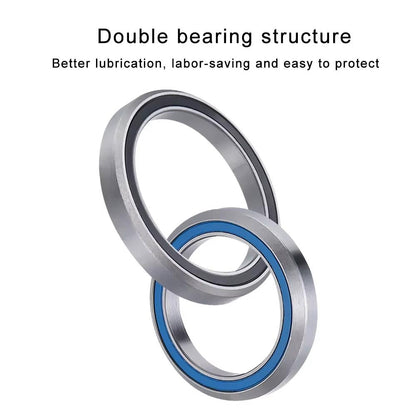Bicycle Bearing Headset Top Sealed 44mm 55/56mm CNC 1 1/8" MTB Tapered Straight