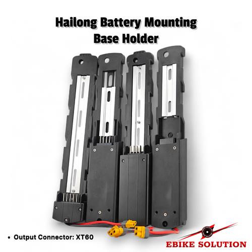 Hailong Battery Mounting Base Holder with connectors on a white background