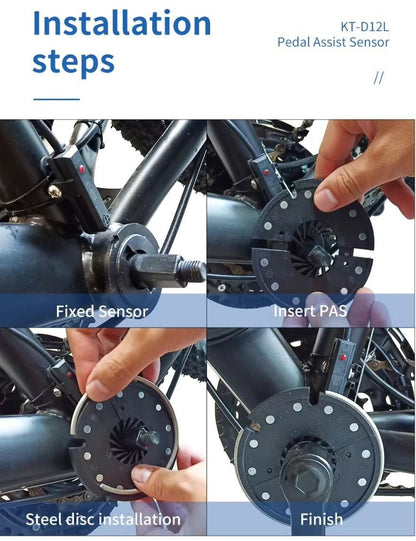 KT-D12R PAS Sensor 12 Magnet Points Pedal Assist Sensor for E-Bike and Pedelec